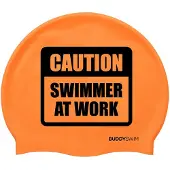 Buddyswim Touca De Natação Caution Swimmer At Work