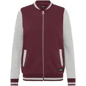 Oxmo Casaco em moletão ' OXONANA SWEAT JACKET ' vermelho