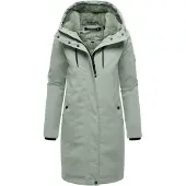 NAVAHOO Sobretudo de inverno 'Hageltanz 14' verde pastel