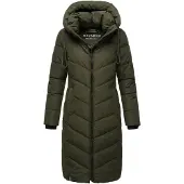 NAVAHOO Sobretudo de inverno 'Sahnekatzii XIV' verde escuro