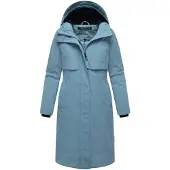 NAVAHOO Sobretudo de inverno 'Eismelodie 14' azul
