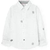 Boboli Camisa De Manga Comprida Poplin Printed
