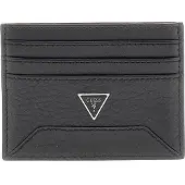 GUESS Porta Carte di Credito Pelle Nero — Portafoglio