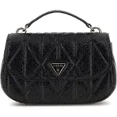 GUESS Mala de ombro 'Sac Bandoulière Betula Satchel Black' preto