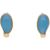 NAEMI Brincos turquesa / ouro