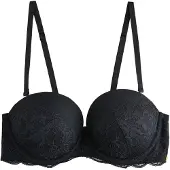 Next Soutien 'Wow' preto
