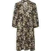 Kaffe Vestido 'Hera Amber' bege / castanho / preto