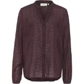 Kaffe Blusa 'KAMay' chocolate