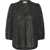 Kaffe Blusa 'KALuise' preto / prata