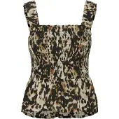 Kaffe Top 'KAAmber' conhaque / umbra / cappuccino / preto