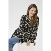 Kaffe Blusa preto / branco