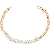 Faina Pulseira ouro / transparente
