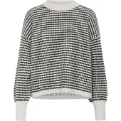 Kaffe Pullover 'KAEllery' grafite / branco