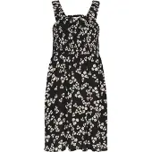 Kaffe Vestido 'Thora' preto / branco