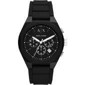 Armani Exchange Relógios analógicos preto / prata