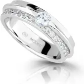 Modesi Anello Argento Zirconi M16020 52 mm — Anello