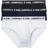 Karl Lagerfeld Cueca azul escuro / preto / branco