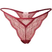 Hunkemoller Tanga 'ISABELLE' vermelho escuro