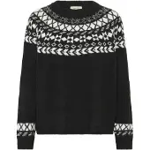 Cream Pullover 'Cherrie' preto / branco