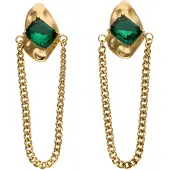 NAEMI Brincos ouro / verde