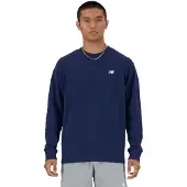 New Balance Sweatshirt 'Essentials' azul escuro / branco