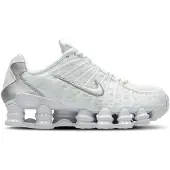 Nike Sapatilhas baixas 'Shox TL' cinzento-prateado / branco