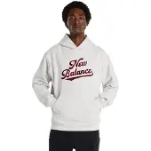 New Balance Sweatshirt cinzento claro / vermelho escuro