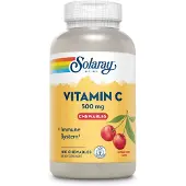 Solaray Tablets Vitamin C 500mcg Vitamins Cereja 100 Unidades