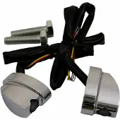 Heinz Bikes Luz de pisca LED 3em1 NANO PISCA LED NANO, CROMADO