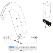 Mavic Aro Comete Pro Carbon Sl Ust 19 Front
