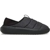 Crocs Tamancos Classic Sueded Moc mulheres - Preto - 39 / 40