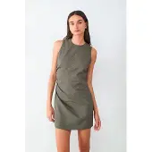 Balmohk Vestido Curto Sem Mangas Stripes