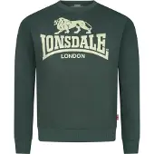 Lonsdale Sweatshirt 'Go Sport' ecru / azul / abe / vermelho