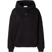 Calvin Klein Jeans Sweatshirt preto / branco