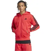 Adidas Casaco com Capuz em Fleece 3-Stripes Essentials