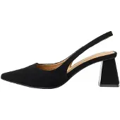 Bianco Sapatos abertos atrás 'Maralyn' preto