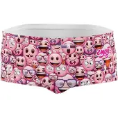 Otso Calção De Banho Boxer Emoji Classic Pink
