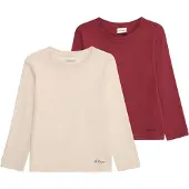 s.Oliver Camisola creme / bordeaux