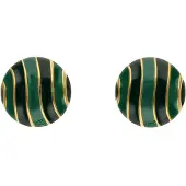 NAEMI Brincos ouro / verde / preto