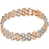 Faina Pulseira ouro rosa / prata