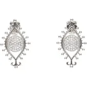 NAEMI Brincos transparente / branco