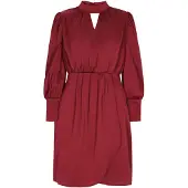 Faina Vestido de cocktail borgonha