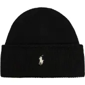 Ralph Lauren Gorros 'PONY' preto / branco