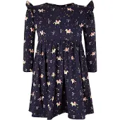 Happy girls Vestido bege / navy / ouro / rosa