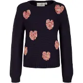 Happy girls Pullover navy / mistura de cores