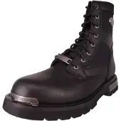 Harley Davidson Bota com atacadores preto
