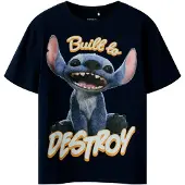 Name it Camiseta De Manga Curta Nila Stitch Regular