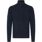 INDICODE JEANS Casaco de malha ' IDBercell ' azul escuro