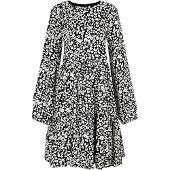 Happy girls Vestido preto / branco