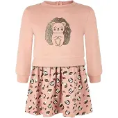 Happy girls Vestido mistura de cores / rosa